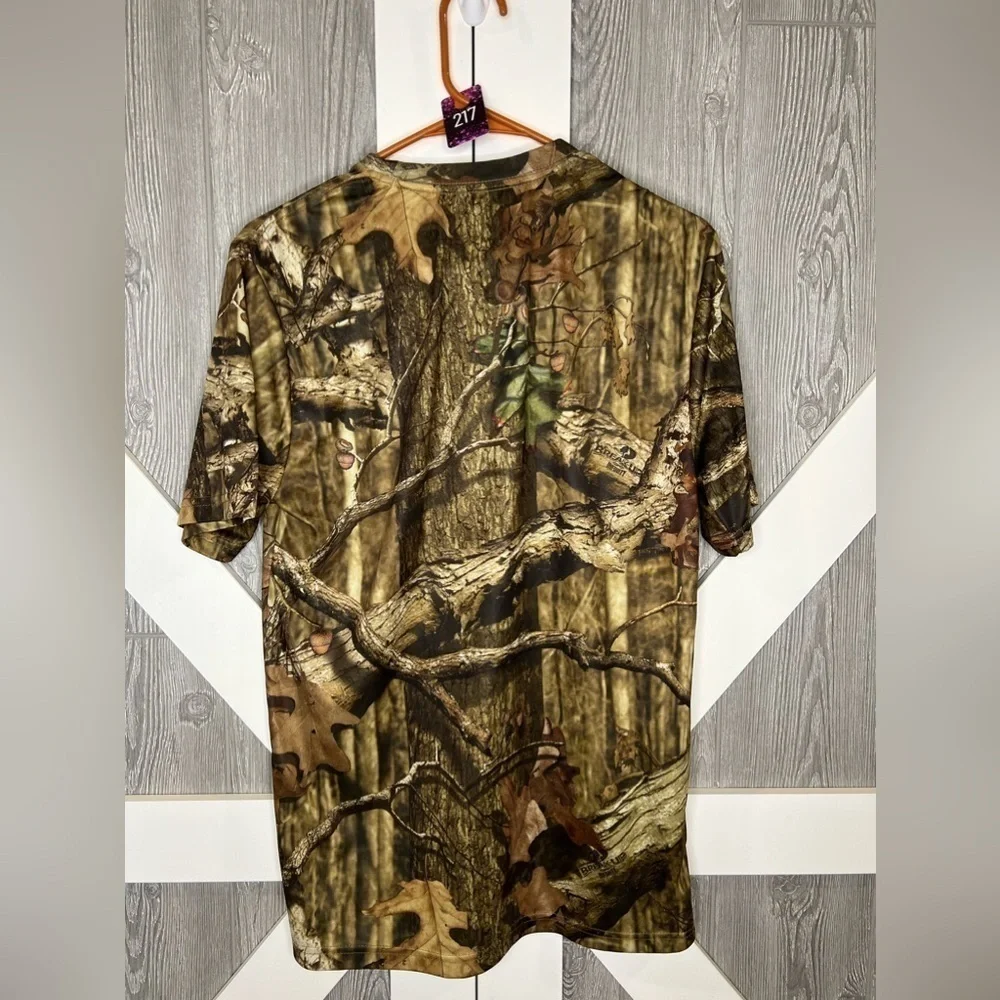 217. Men's Mossy Oak Camouflage Dri-More Tech T-Shirt S